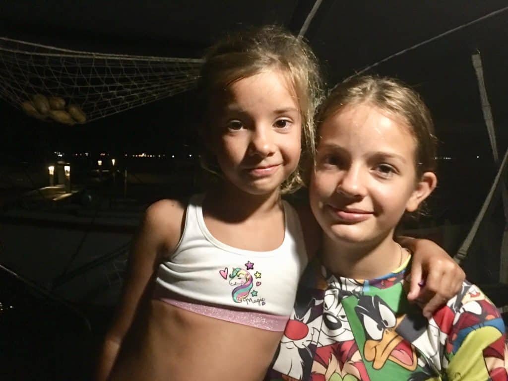 Sara con Sofía.