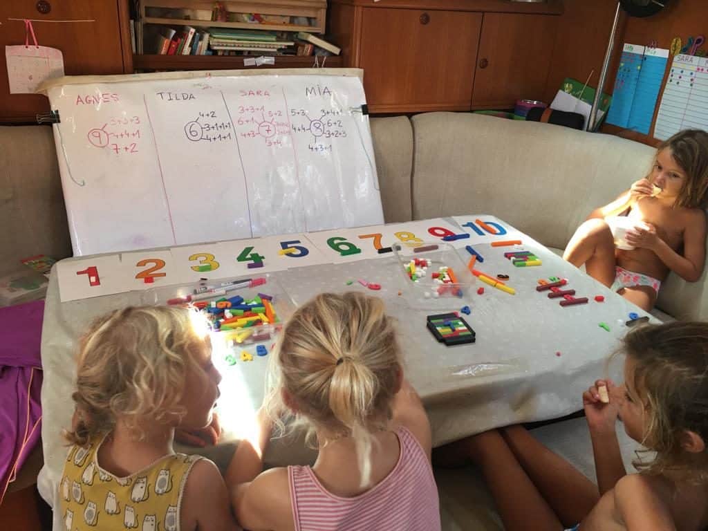 Sara Y Mia junto a Tilda y Agnes.