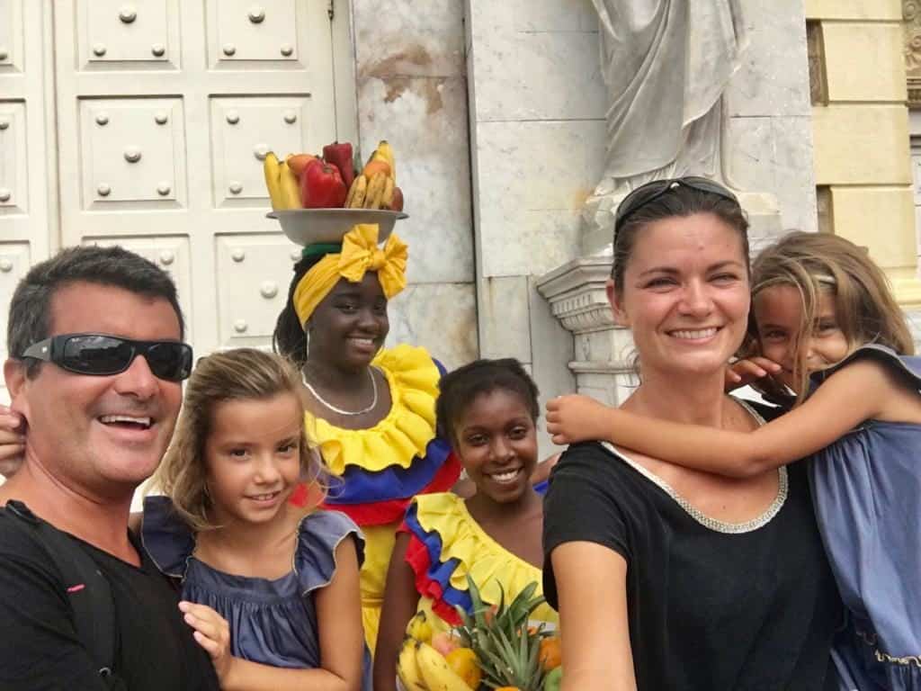 Foto tipica de Cartagena de Indias.