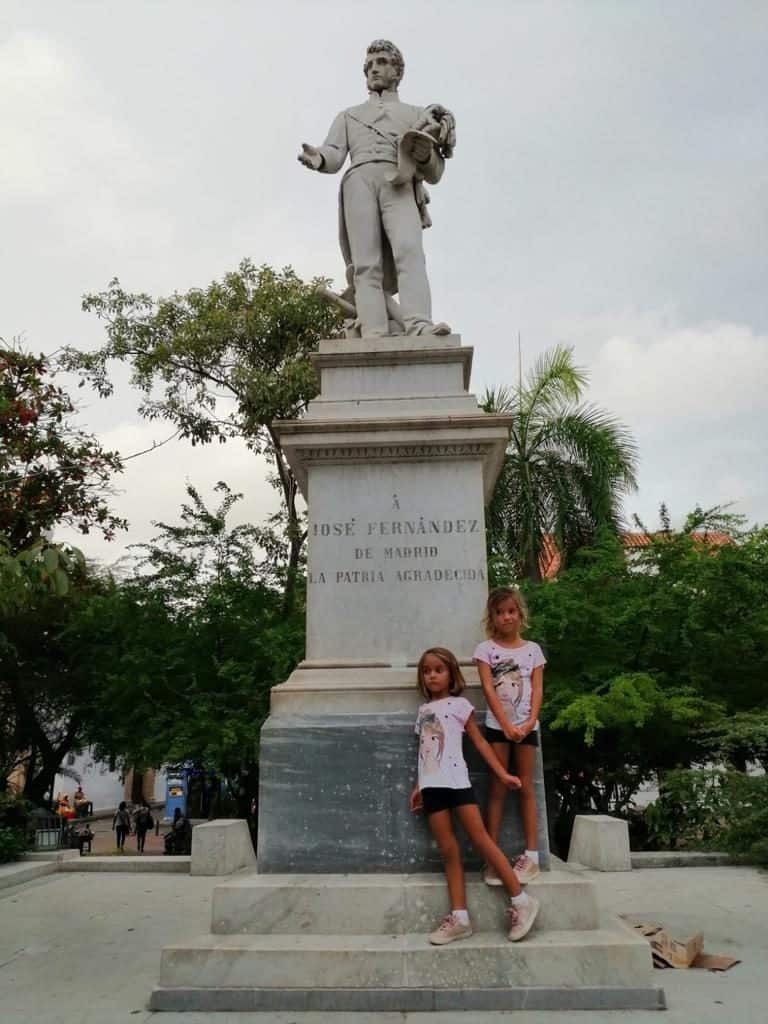 Posando con Jose Fernandez en Cartagena de Indias.