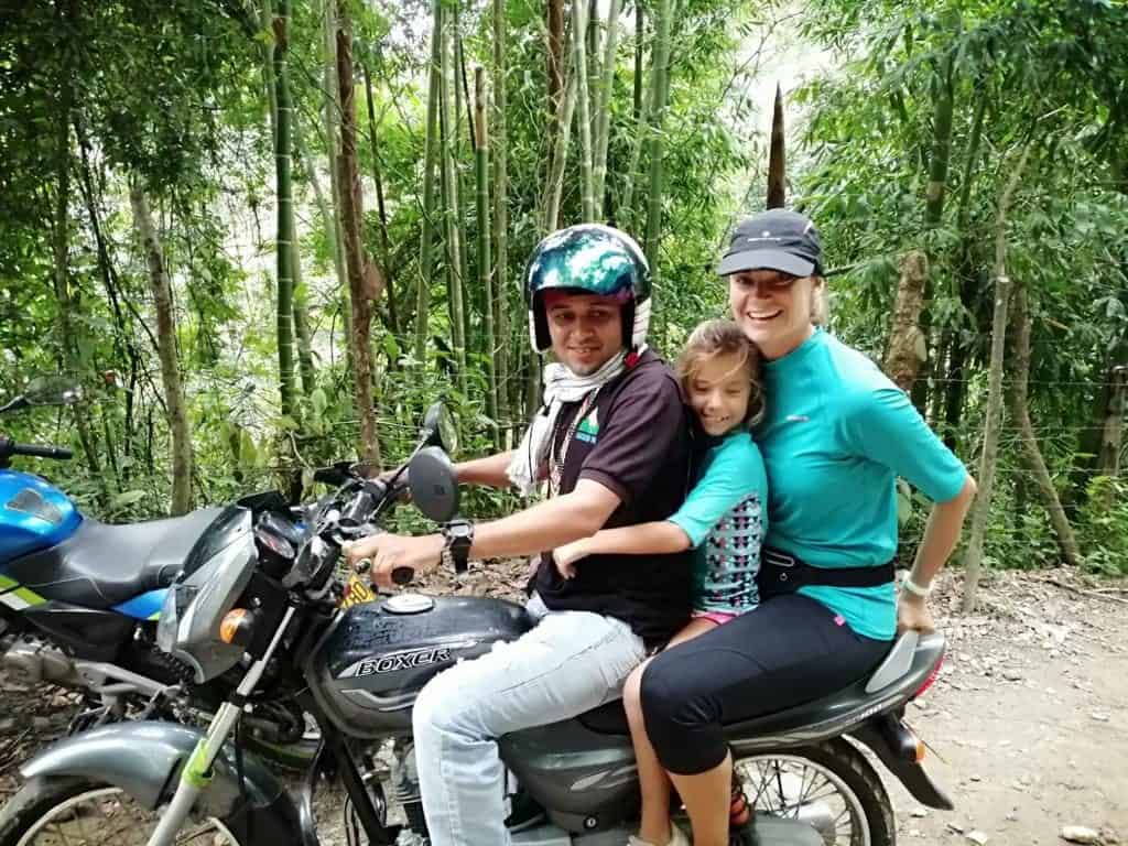 Nuestro transporte en Minca.