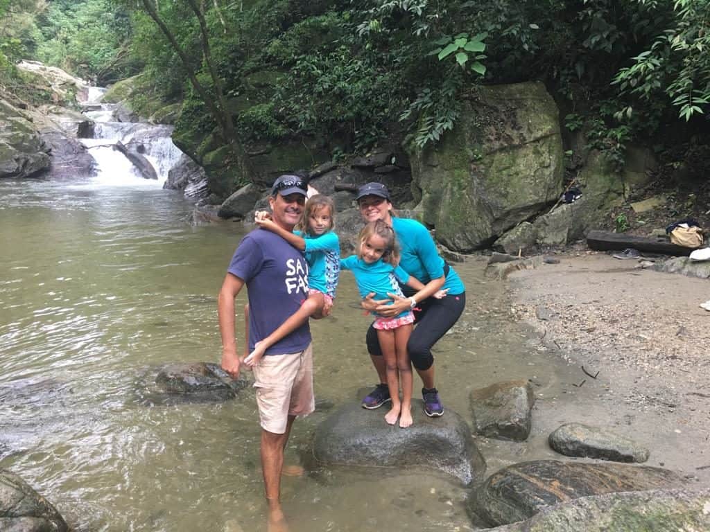 Cascada del Pozo Azul en Minca.