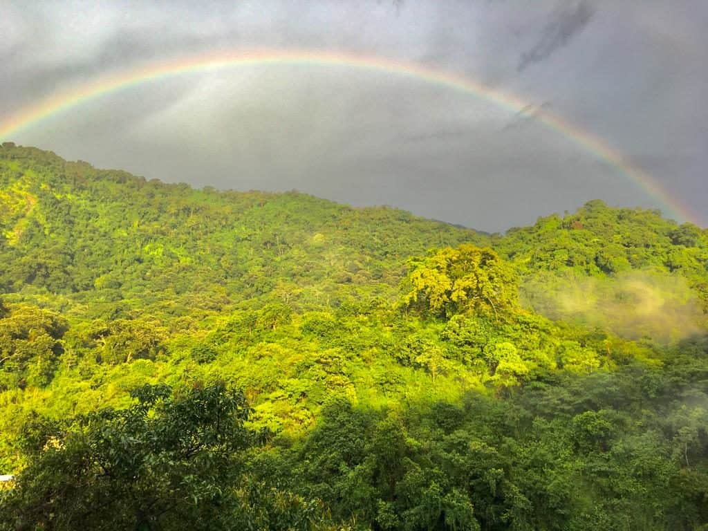 Vistas desde la habitación del Hostal.