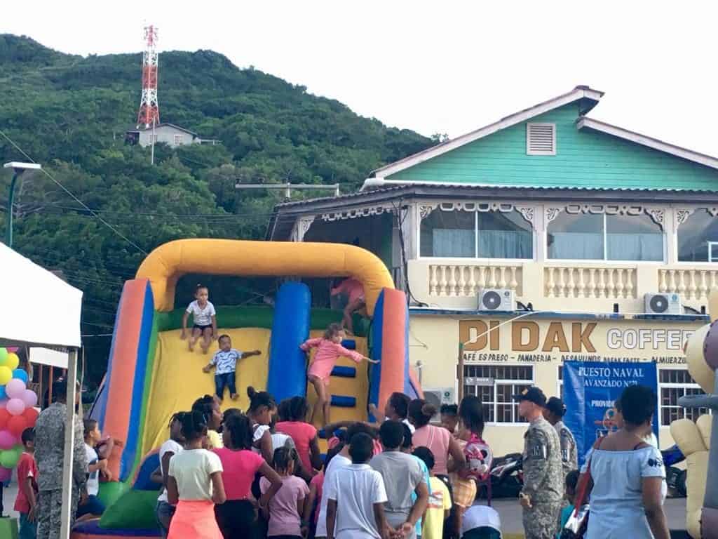 Parque para niños el día que llegamos a Providencia.