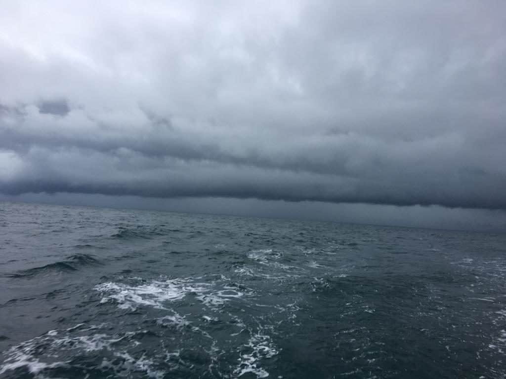 Tormentas en medio del Mar Caribe.