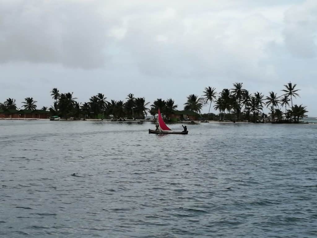 Los Kunas Navegando con sus Ulus.