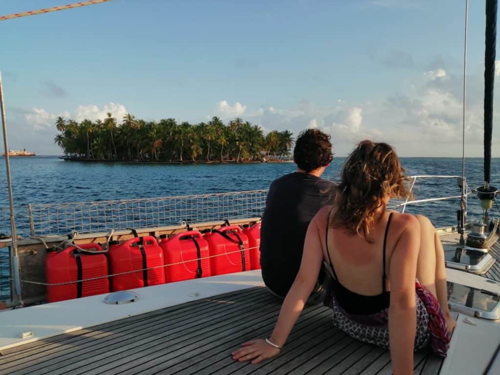 Maria y Lucas con  Chichime al fondo.