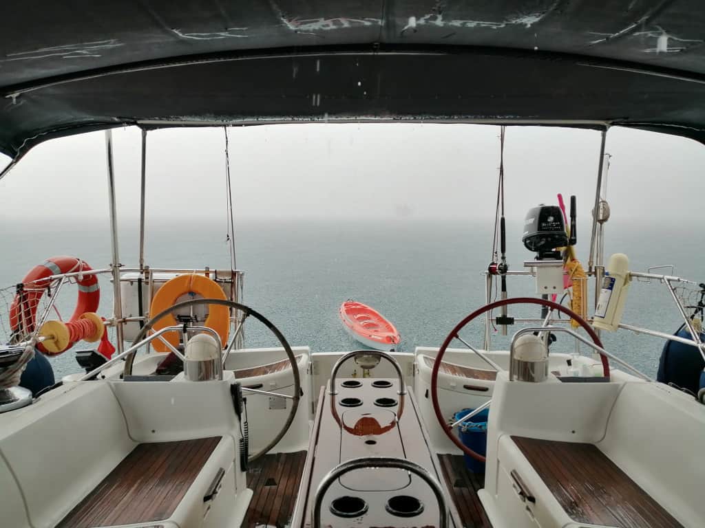 Chaparrón a finales de Noviembre.