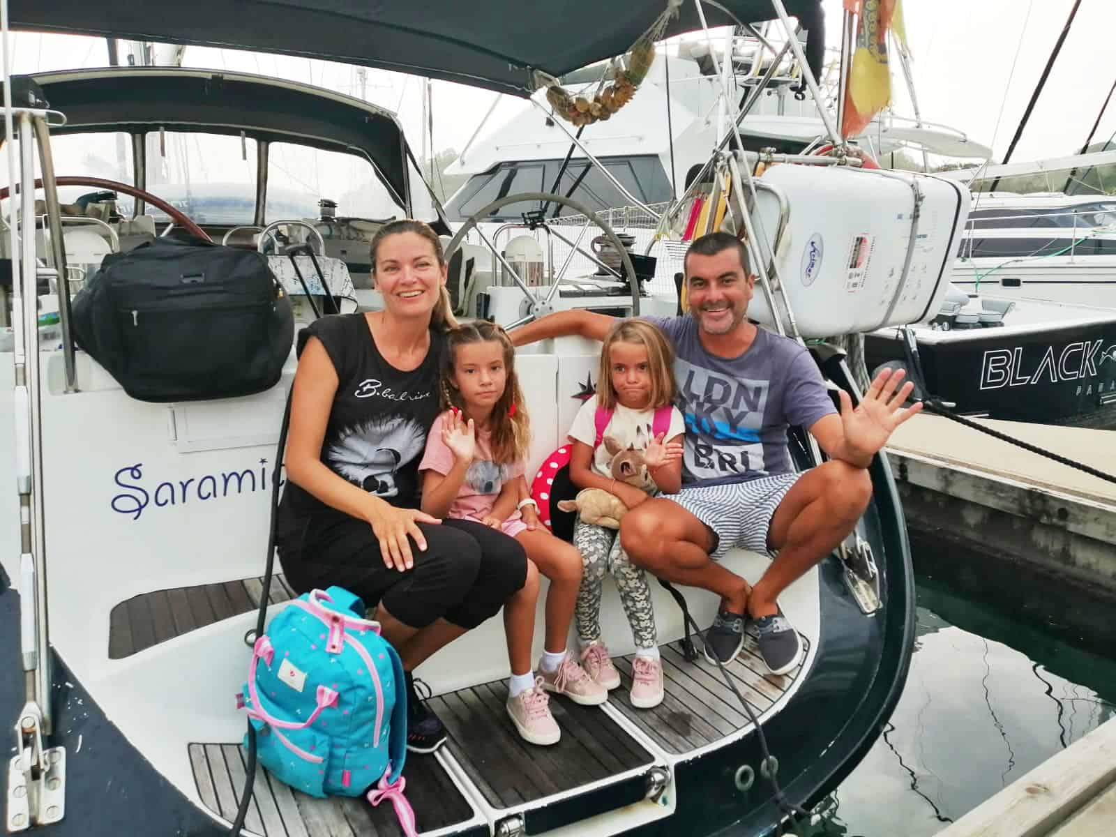 Regresamos navegando a España desde Panamá.