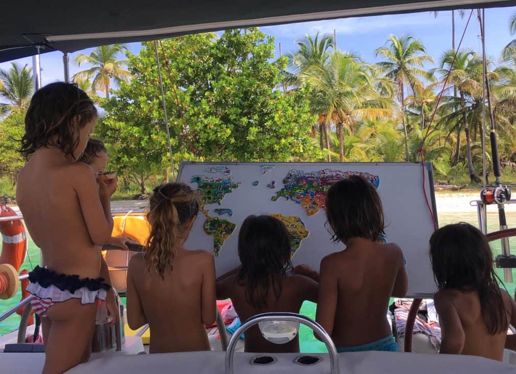 Aprendiendo Geografia en el Saramia.