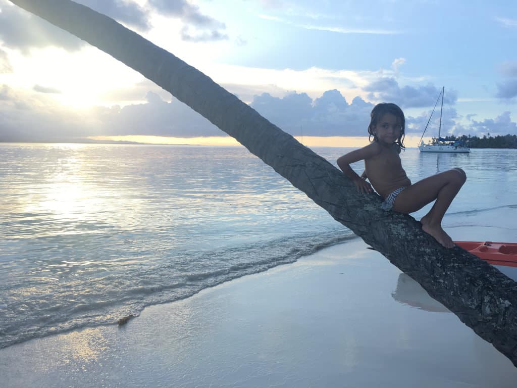 Puesta de sol en Cambombia.