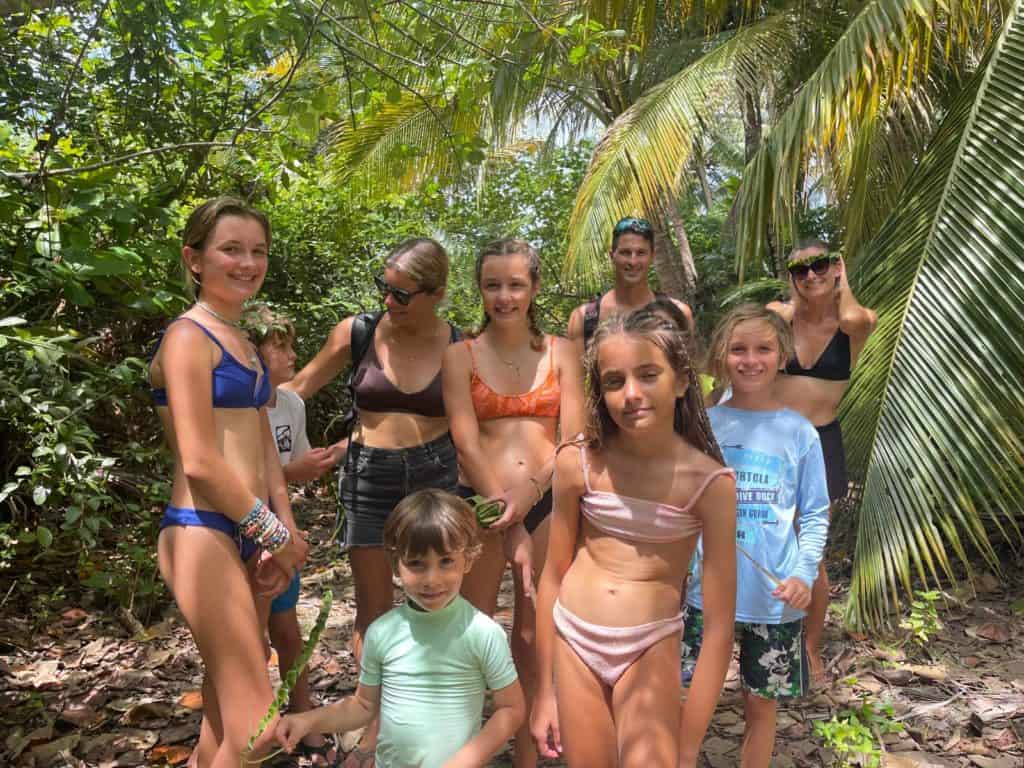 Excursión con los amigos del June en Playa Estrellas.