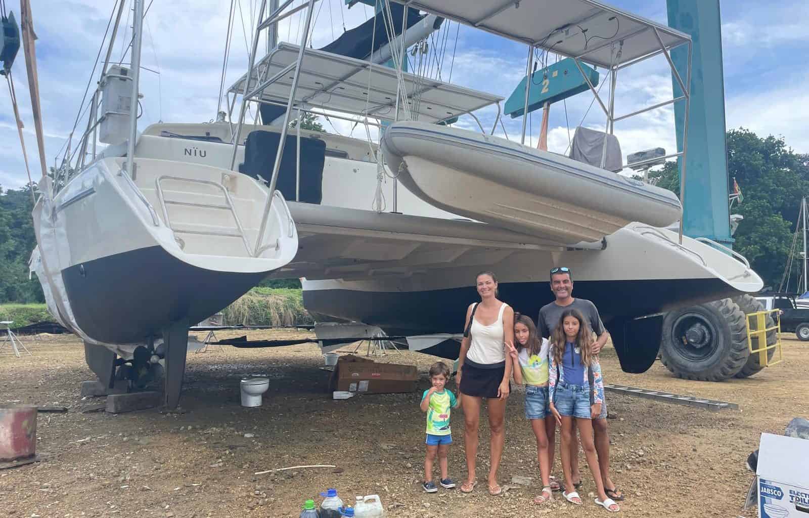 La familia y el NIU en seco.