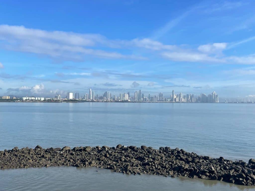 Panamá City desde el fondeo.